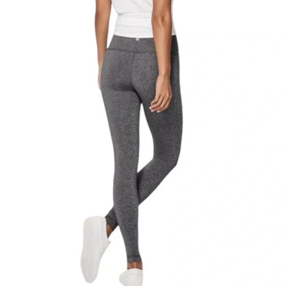Lululemon Wunder Under High Rise Legging Pant Special Edition Mesh Grey Size 4 - Picture 3 of 12